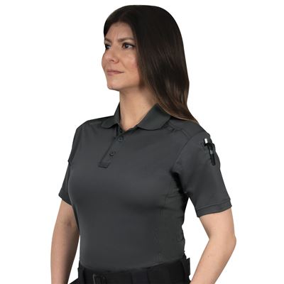 Polo Shirt Women's TACTICAL PERFORMANCE Short-Sleeve CHARCOAL GRAY ROTHCO 88340 4