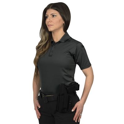 Polo Shirt Women's TACTICAL PERFORMANCE Short-Sleeve CHARCOAL GRAY ROTHCO 88340 6