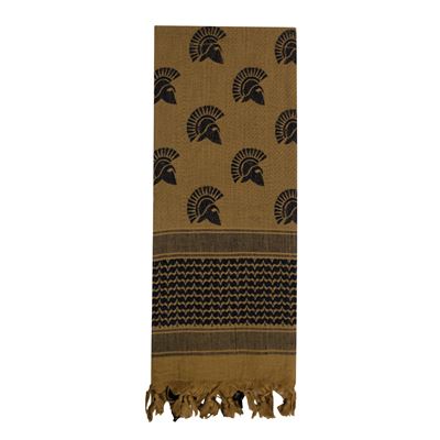 Scarf SHEMAG 107 x 107 cm SPARTAN COYOTE BROWN
