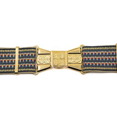 Colourful Honour Guard belt with a Czechoslovak Federation buckle second-hand Czech Army 887232 2