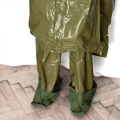 PVC Raincoat with 3 Fingers Gloves
