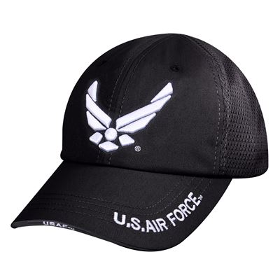 USAF Mesh Back Tactical Cap BLACK