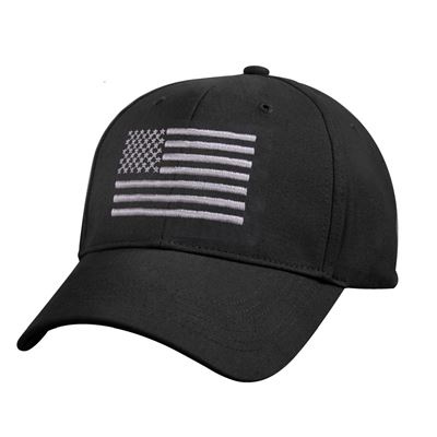 U.S. Flag Low Profile Cap BLACK