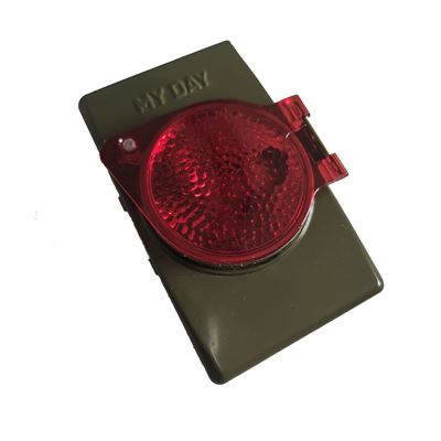 MY DAY police torch with red cover OLIV Czech Army 898151-O 2