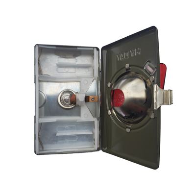 MY DAY police torch with red cover OLIV Czech Army 898151-O 3