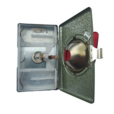 MY DAY police torch with red cover – GREEN-SILVER Czech Army 898151-ZS 2