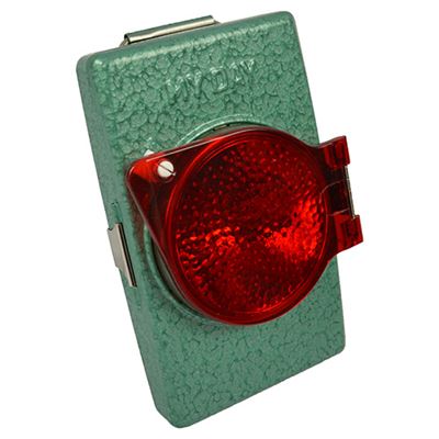 MY DAY police torch with red cover – GREEN