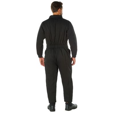 Jumpsuit with quilted lining BLACK