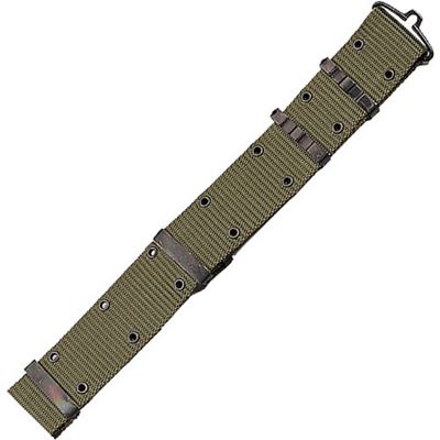 GI Style Pistol Belt with Metal Buckles OLIVE DRAB