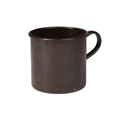 Original British enamel mug BROWN WWII