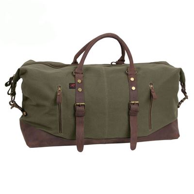 Extended Weekender Bag GREEN/BROWN