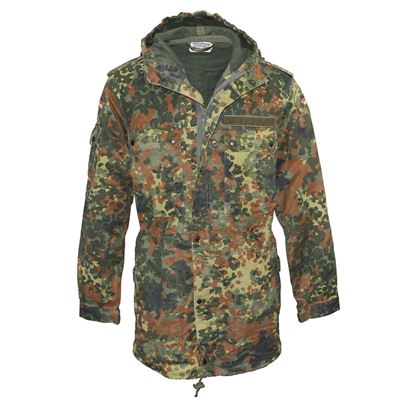 BW Field Jacket with liner used Flecktarn
