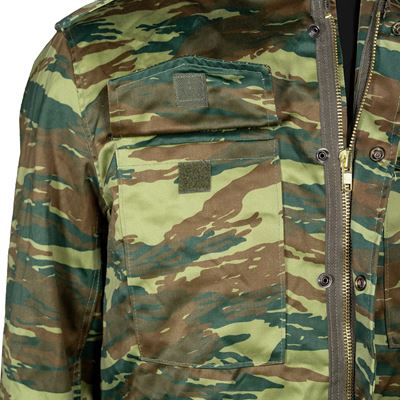 Jacket with liner M65 GREEK LIZARD CAMO used