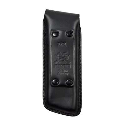 Leather magazine pouch P7/M8 for BGS police BLACK