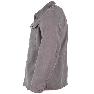 Swiss DENIM work blouse GREY/GREEN used