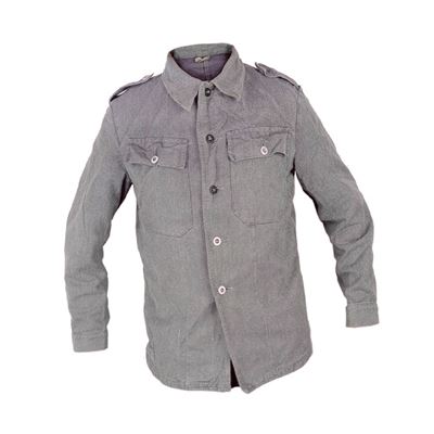 Swiss DENIM work blouse GREY/GREEN used