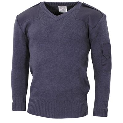 Used BRITISH Sweater BLUE-GREY