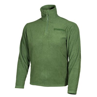 Sweatshirt FLEECE Greek 3/4 zip GREEN used