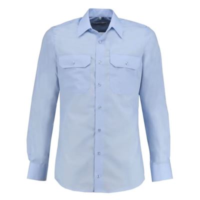 Women’s BW long-sleeved service shirt LIGHT BLUE second-hand
