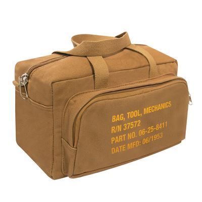 G.I. Type Zipper Pocket Mechanics Tool Bag COYOTE BROWN