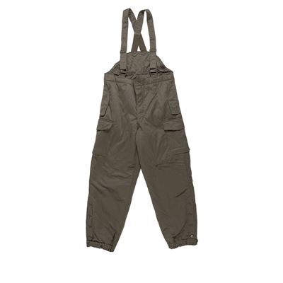 Austria thermo trousers on braces OLIVE
