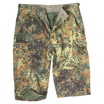 Short pants BW Flecktarn used