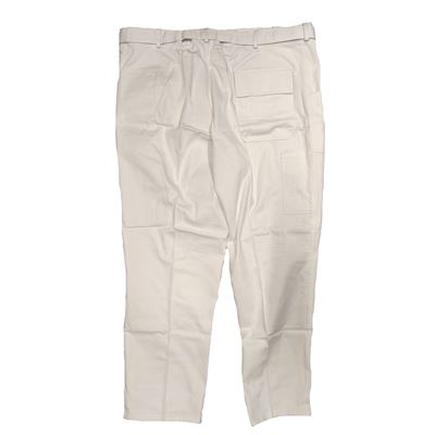 BW Pants Cotton with Belt WHITE