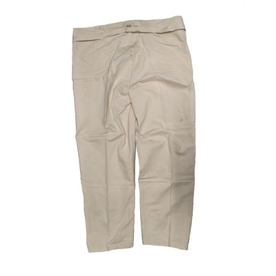 BW cotton trousers with pattern CREAM