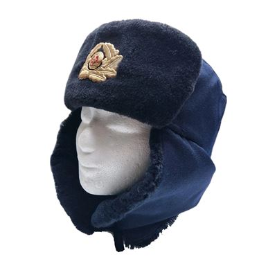 NVA MARINE officer’s woolly cap with gold badge – BLUE NVA/DDR Army 91211137 2