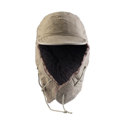 US GI original 1950 winter field cap, used