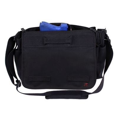 Concealed Carry Messenger Bag BLACK