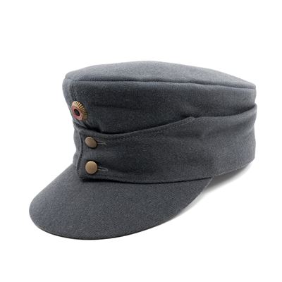 BW mountain cap with cockade GREY used