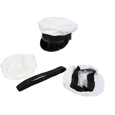 ITALIAN Visor Cap NAVY WHITE Italien Army 91244531 2