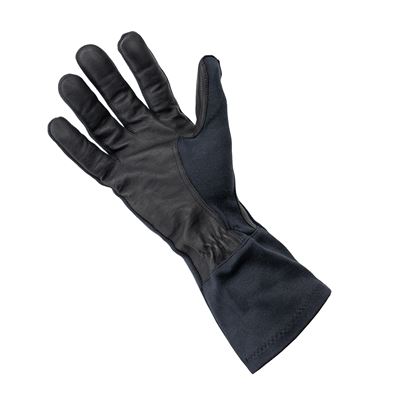 BW aramid/leather BLACK pilot gloves, used