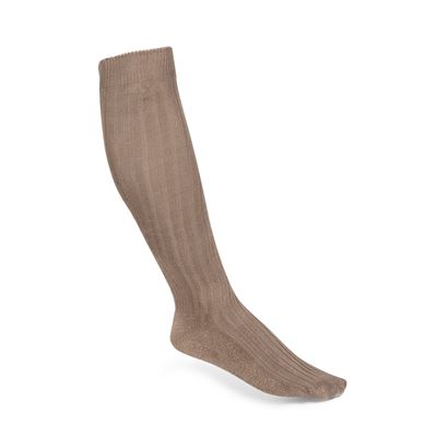 BW knee high socks BROWN used