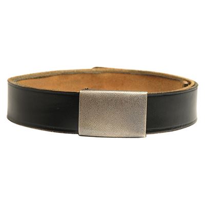 BW trouser belt leather black feature