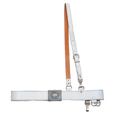 BW SET WHITE belt used