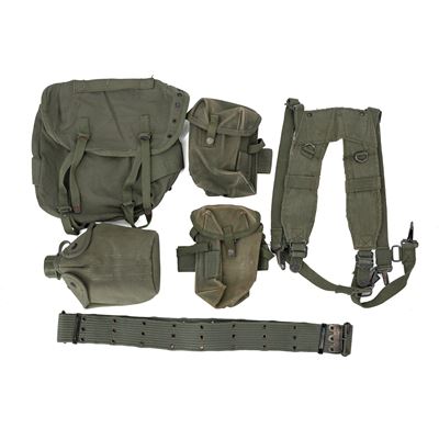 US type Greek carrying system, 7 pieces, original, used