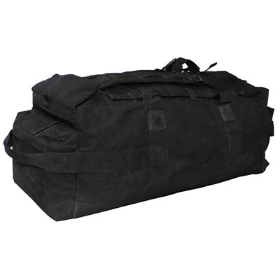 British shipping bag with straps TACTICAL BLACK