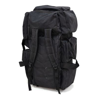 Used BRITISH Bag/Backpack 5 Side pockets BLACK