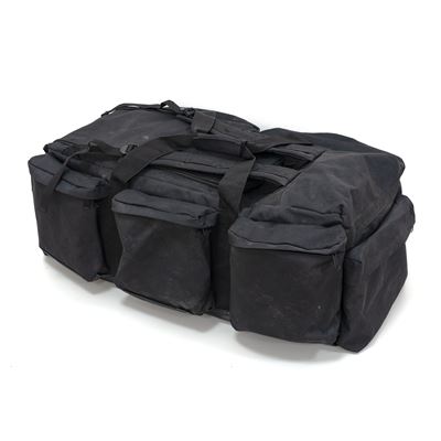 Used BRITISH Bag/Backpack 5 Side pockets BLACK