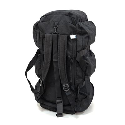 Used BRITISH Bag/Backpack 6 Side pockets BLACK