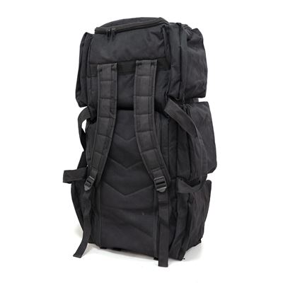 Used BRITISH Bag/Backpack Large 3 Side pockets BLACK