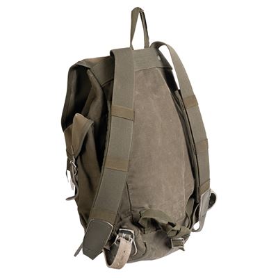 BW mountain backpack leather belt OLIVE original used