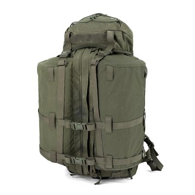 BW SNIGEL DAYPACK EINSATZSYSTEM backpack including side pockets GREEN used