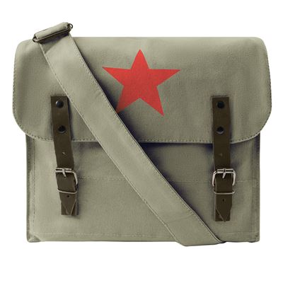 RED CHINA STAR bag over your shoulder health OLIVE