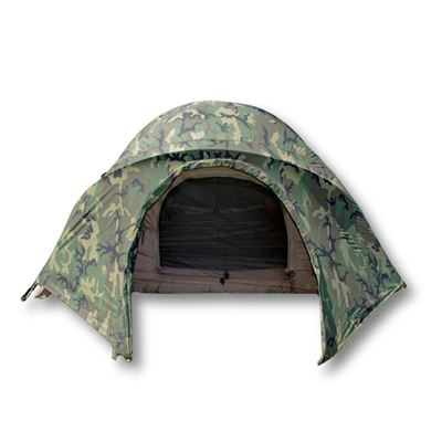 Two-man COMBAT USMC Diamond Brand WOODLAND tent, used