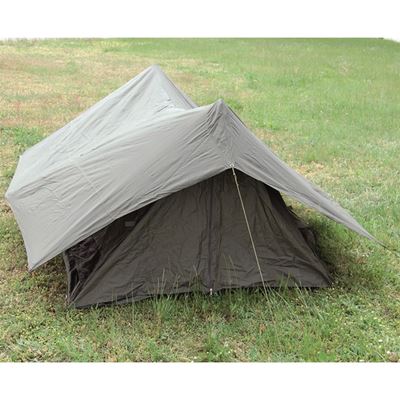 Used French Army Tent with Flysheet
