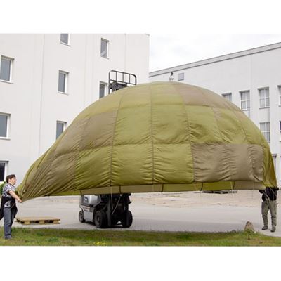 U.S. Parachute isolated OLIVE used