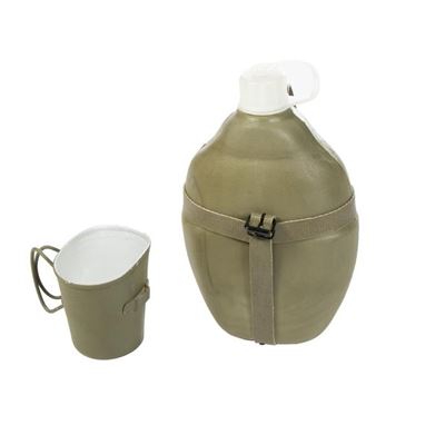 Field NVA bottle with a cup of thermo OLIVE new